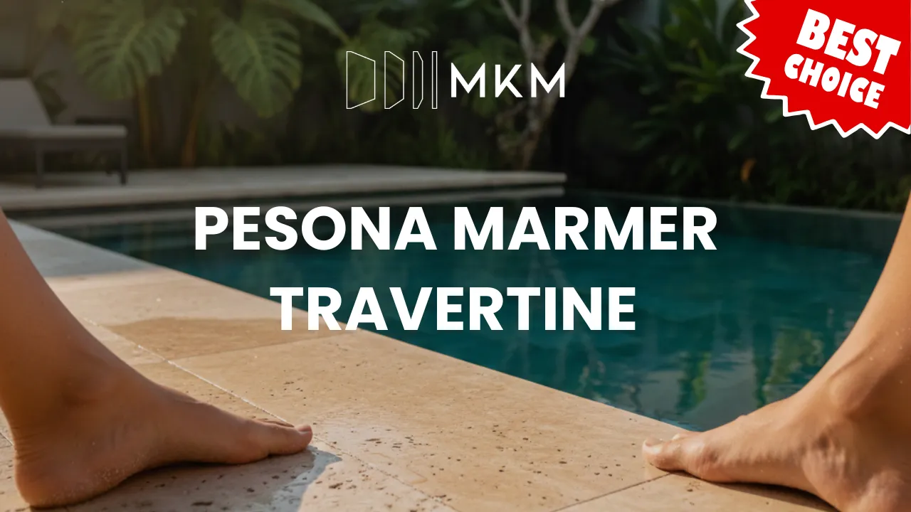 Pesona Marmer Travertine: Pilihan Terbaik untuk Pool Deck Villa di Bali